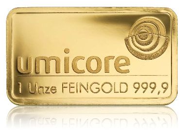 Zlata palica Umicore 31,1035 g (oz.) - AKCIJA