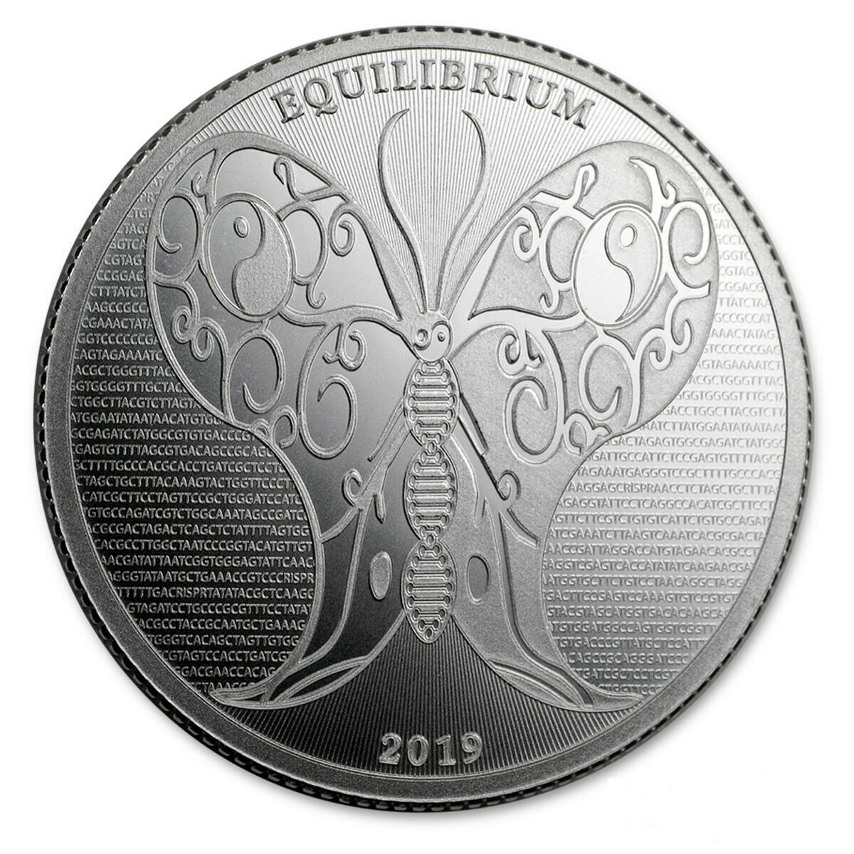Tokelau Equilibrium - Butterfly, Ag, 2019, 31,1035 g