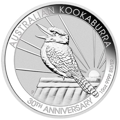 Avstralska Kookaburra, Ag, 2020, 31,1035 g