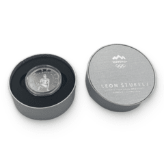 Srebrnik OKS - Leon Štukelj - Paket Premium v srebrni škatli
